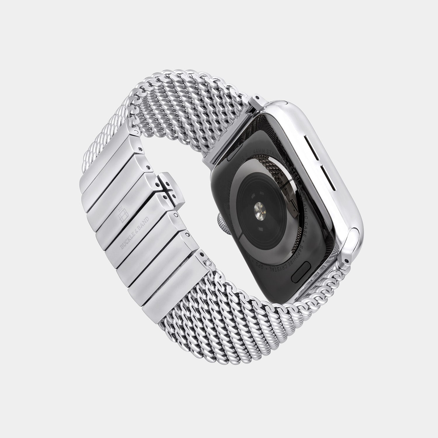 Milanese Strap for Apple Watch Ultra | Stainless Steel - Buckle and Band - SLS - 44 - SM - SI